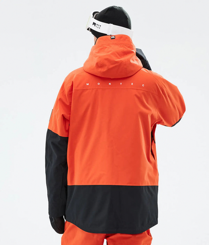 Arch Herren-Skijacke – Orange / Schwarz